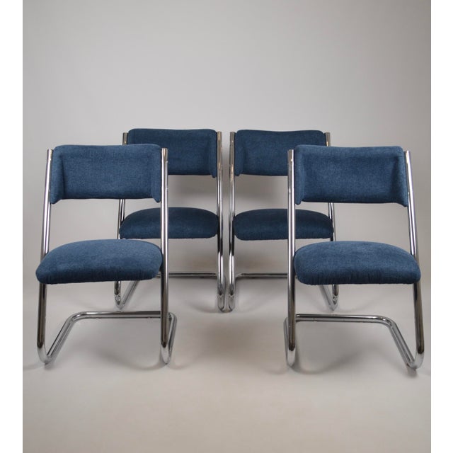 Vintage Space Age Dining Chairs, 1970s, Set of 4 For Sale - Image 3 of 18