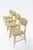 Vintage Wood & Fabric Dining Chairs by Melchiorre Bega, 1950s, Set of 4 For Sale - Image 10 of 11
