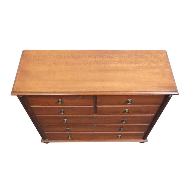 Durham Furniture Saville Row Collection Solid Cherry Early American 52" Master Chest 980-169 For Sale - Image 9 of 14