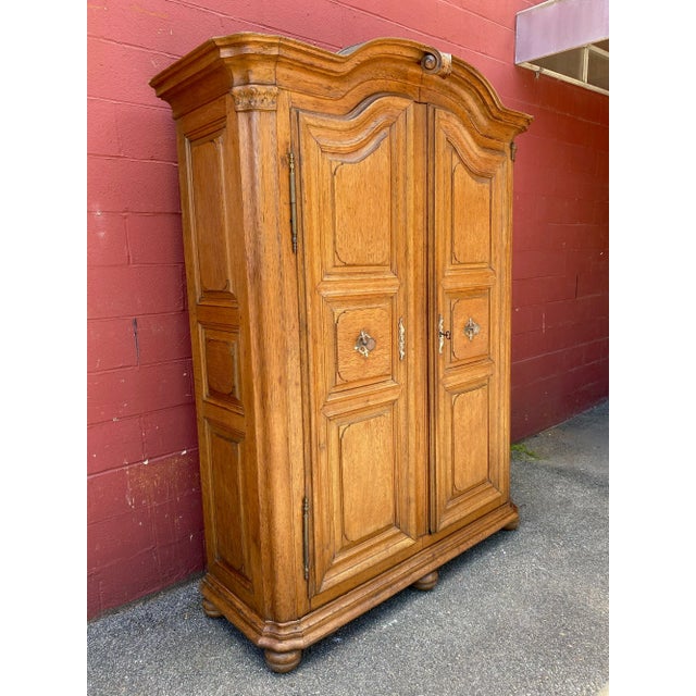 Contemporary Large Impressive French Oak Armoire For Sale - Image 3 of 13