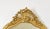 Louis Philippe Rectangular Gold Leaf Wall Mirror, 1870s For Sale - Image 4 of 11