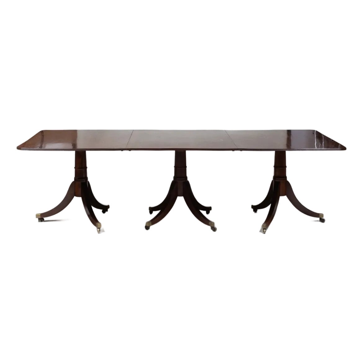 Late 18th Century George III Style Mahogany Three Pedestal Dining ...