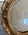 Wood Vintage Ornate Oval Wood Picture Frame With Floral Rose Relief Motif, 14" X 12" For Sale - Image 7 of 7