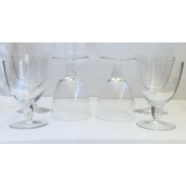 Orrefors Vintage Crystal Glassware Set of 6 Chairish
