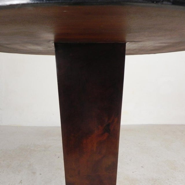 1990s Art Deco Table with Inlaid Wood, 1990s For Sale - Image 5 of 18
