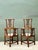 Wood Vintage Chippendale High Back Corner Chairs - A Pair For Sale - Image 7 of 12