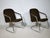 1970s Mid-Century Cantilever Armchair and Coffee Table in Chrome and Smoked Glass, 1970s, Set of 3 For Sale - Image 5 of 12