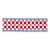 SAMPLE - Schumacher x Molly Mahon Chequer Hand Block Trim In Pink For Sale