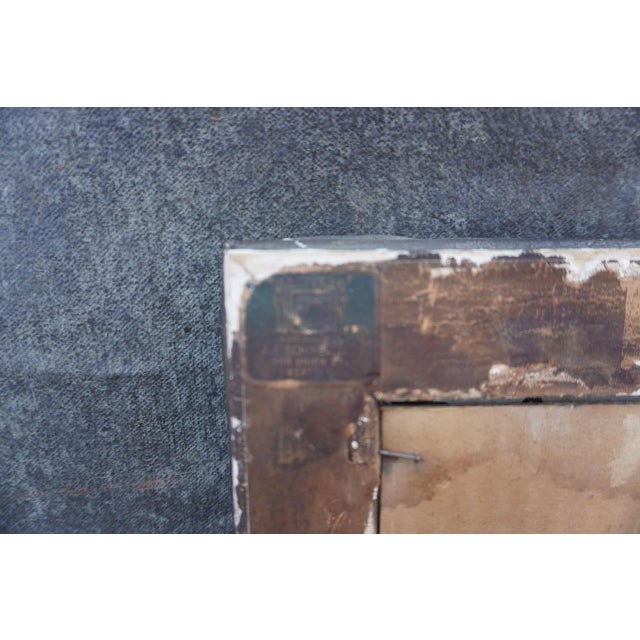 Lucy Scott Bower (1864-1934) Moonlit Harbor Oil on Board For Sale - Image 10 of 13