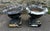 Late 19th Century Victorian Cast Iron Garden Urns - A Pair For Sale - Image 4 of 15