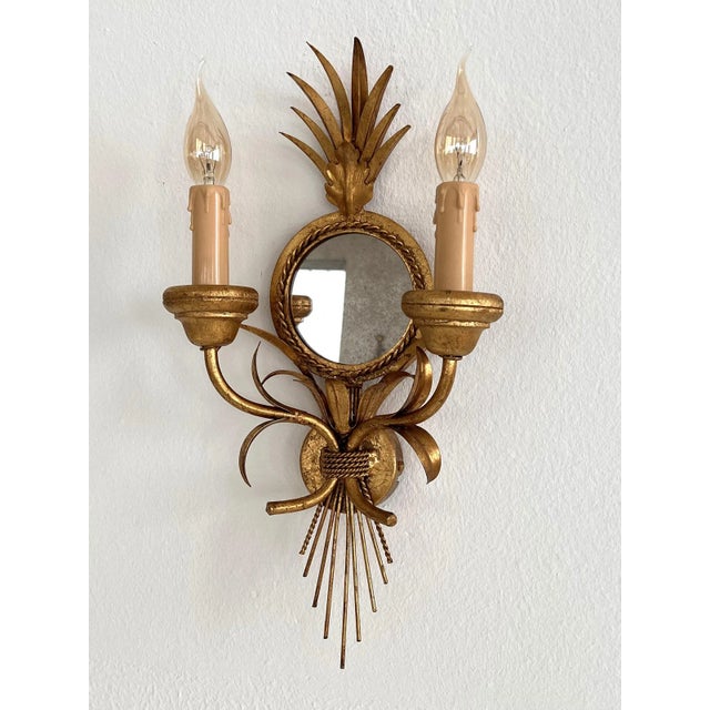 Gilt Wall Sconce from Kögl, 1970s For Sale - Image 11 of 11