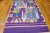 Vintage Southwestern Pictorial Kilim Area Rug, Handwoven Pictorial Design, Lavender & Ivory, 3’ X 5’ For Sale - Image 4 of 10