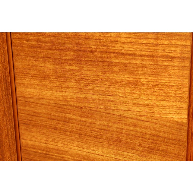 Trak Mid-Century Modern Teak Hidden Office Armoire / Workstation Cabinet For Sale - Image 16 of 18