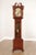 High Quality American Made Mahogany Tall Case Clock with Brass Weights, West Germany Works Dial with Lunar Phase, Model...