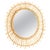 Mid-Century Modern Mirror Bamboo Rattan Handcrafted, 1960s For Sale - Image 10 of 10