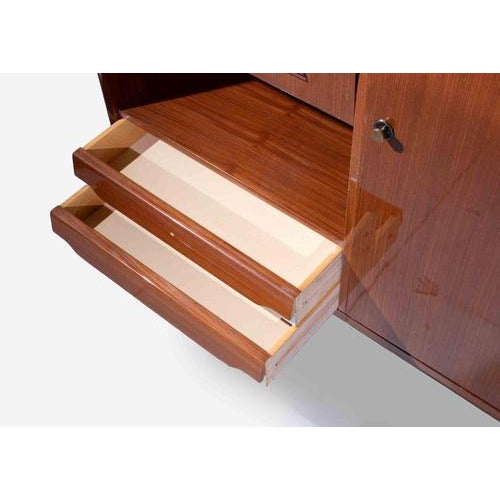 Mid-Century Modern Italian Bar Cabinet For Sale - Image 6 of 14