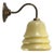 French Yellow Glass and Brass Wall Sconce For Sale