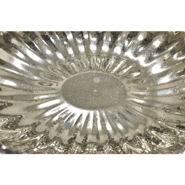 Metal Vintage Victorian Style Grapevine Silver Plated Oval Twin Handle Fruit Bowl For Sale - Image 7 of 11
