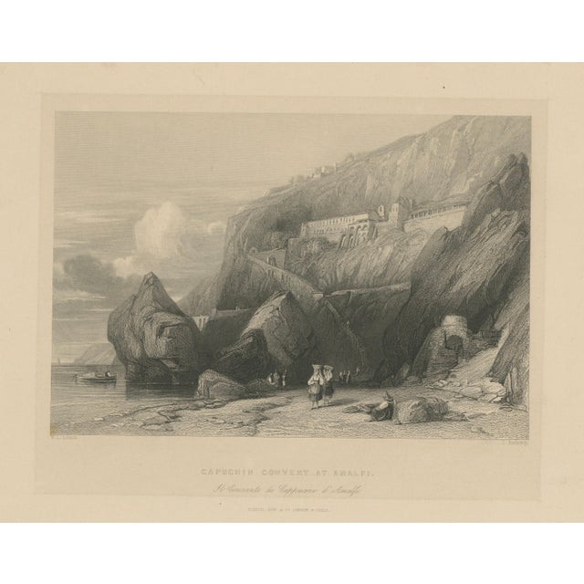 After W. L. Leitch, Amalfi Coast, 1838, Engraving For Sale - Image 3 of 10