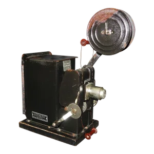 Circa Early 20th Century Keystone 35mm Hand-Crank Filmstrip Projector