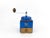 Vintage French Peugeot Frères Coffee Grinder in Cobalt Blue – Mid-20th Century For Sale - Image 9 of 13
