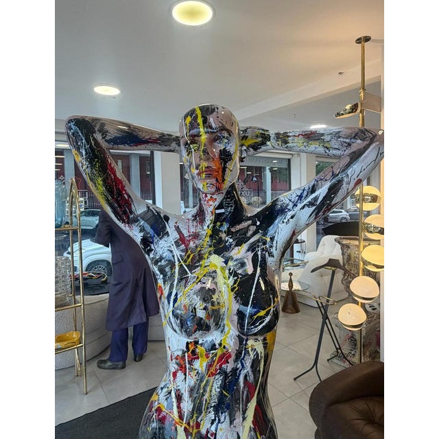 Silvio Formichetti, Life-Size Sculpture of a Woman, 2000s, Resin For Sale - Image 4 of 18