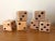 Boho Chic Vintage Decorative Oversize Dice- Set of 6 For Sale - Image 3 of 3