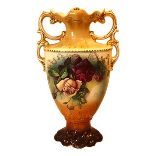 Vintage English Victorian Vase in Ceramic, 1960s For Sale