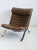 Set of Brown Leather and Steel Ari Lounge Chairs by Arne Norell for Arne Norell Ab, 1960s For Sale - Image 12 of 16
