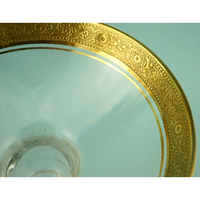 Antique Fine Crystal Glass Goblet in Pure Gold by Ludwig Moser, 1890s For Sale - Image 11 of 18