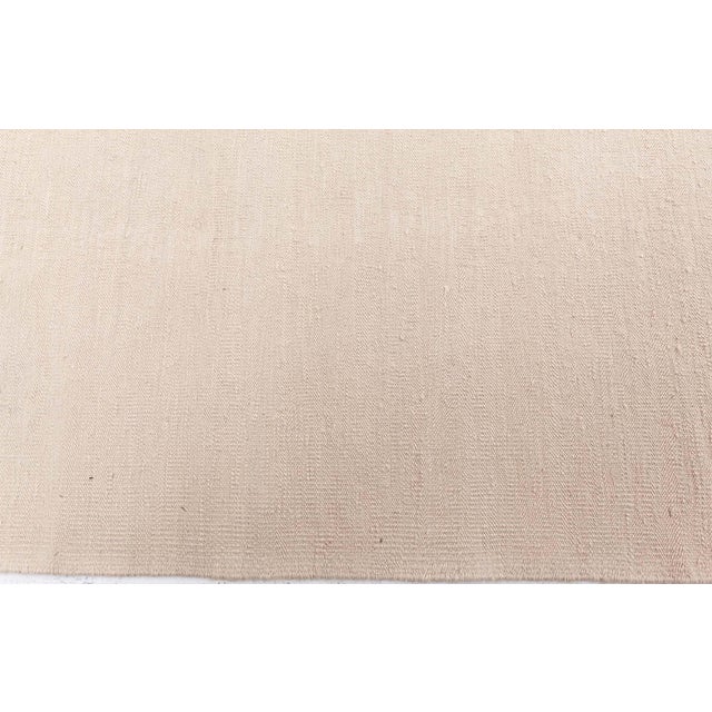 Modern Contemporary Beige Flat Weave Rug by Doris Leslie Blau For Sale - Image 3 of 9
