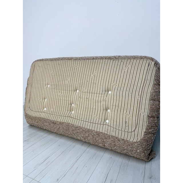 Ligne Roset Vintage Textured Bouclé Togo 3-Seater by Michel Ducaroy for Ligne Roset, 1980s For Sale - Image 4 of 8