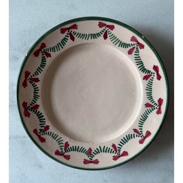 Italian Vintage Hand Painted Italian Dishes Made by Lamas For Sale - Image 3 of 12