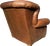Wood Restoration Hardware Churchill Leather Lounge Chair For Sale - Image 7 of 18