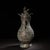 Chinese Vintage Archaic Bronze Vase With Crane Finial & Beast Handles – Hu Form Vessel For Sale - Image 3 of 9