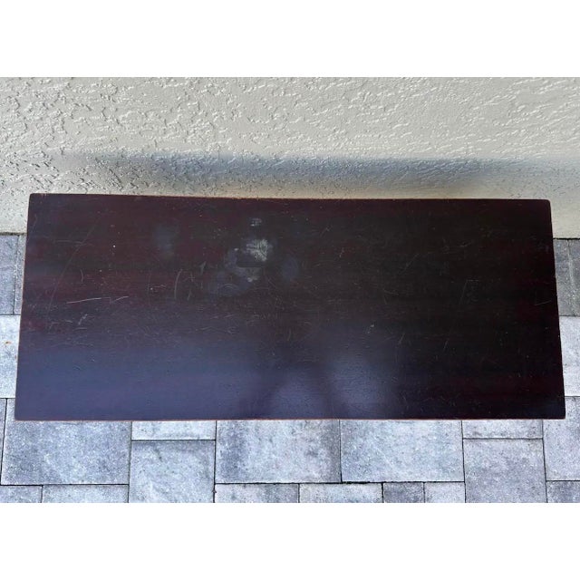 Vintage Early-Mid 20th Century Mahogany Piano Bench With Storage For Sale - Image 9 of 12