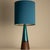 Heavy quality ceramic table floor lamp attributed to Nils Kähler, Denmark, 1950s. This lamp base brings refined elegance...