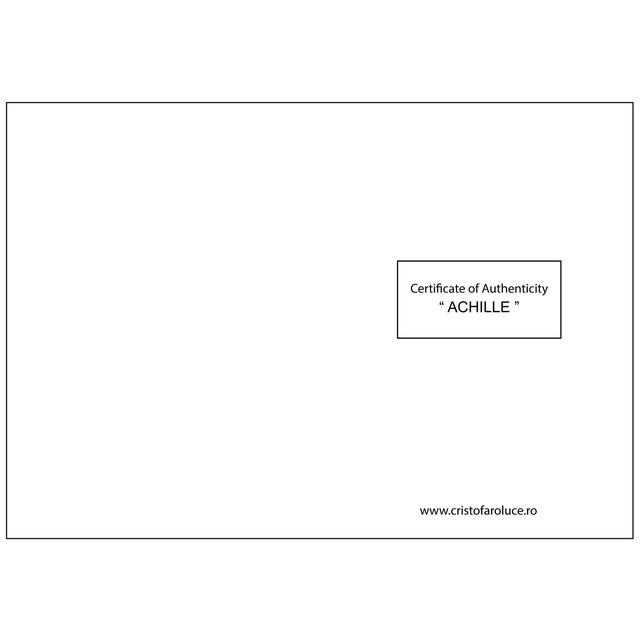 Achille Table Lamp by Tommaso Cristofaro For Sale - Image 13 of 14