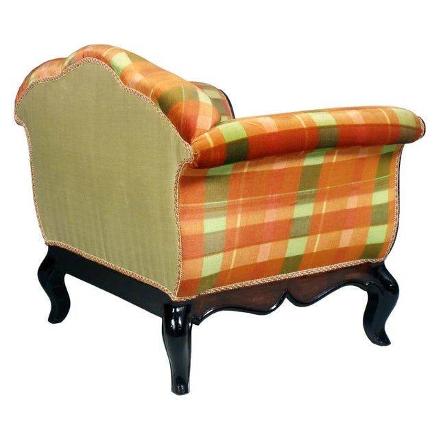 1930s Italian Pair of Chairs and Armchair by Paolo Buffa for Cantù, 1930s, Set of 3 For Sale - Image 5 of 17