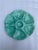 1940s French Gien Turquoise Majolica Oyster Plate For Sale - Image 9 of 14