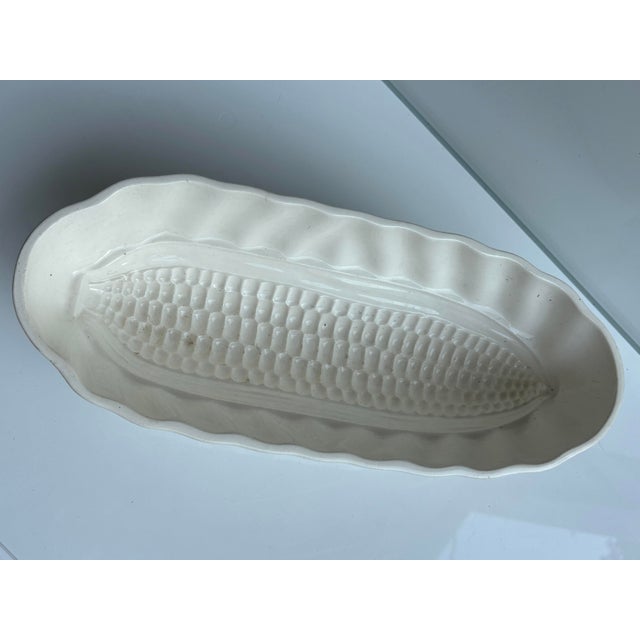 Rustic European German Ironstone Mold With Corn Pattern For Sale - Image 3 of 6