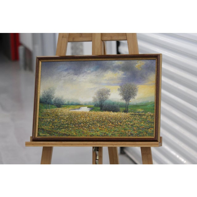 2000 - 2009 Landscape, 2000s, Oil on Wood For Sale - Image 5 of 16