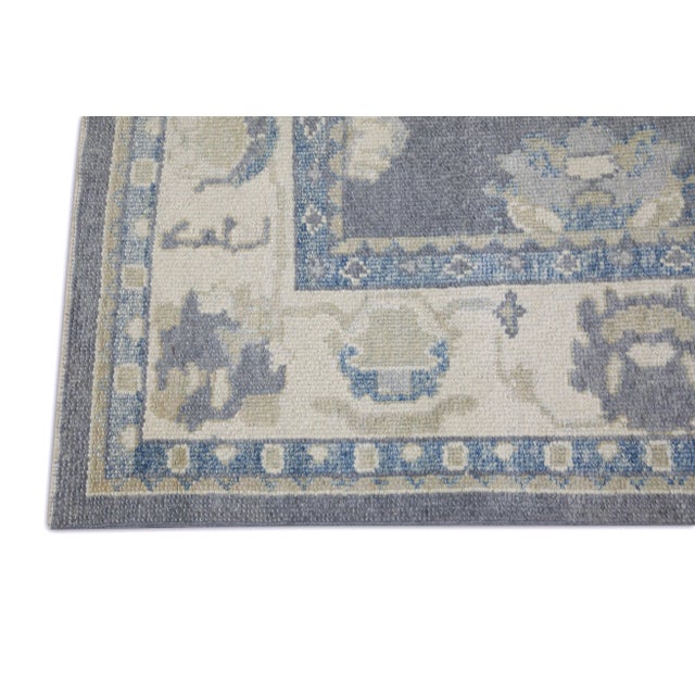 Modern Modern Handmade Turkish Oushak Rug 5'9"x8'9" For Sale - Image 3 of 6