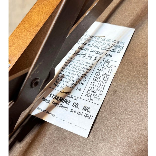 Vintage Faux Bamboo Stakmore Folding Dining Chairs - Set of 8 For Sale - Image 12 of 12