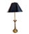 Vintage Barley Twist Brass Lamp For Sale