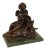 Small Bronze Renaissance Style Statue, Marble Base For Sale