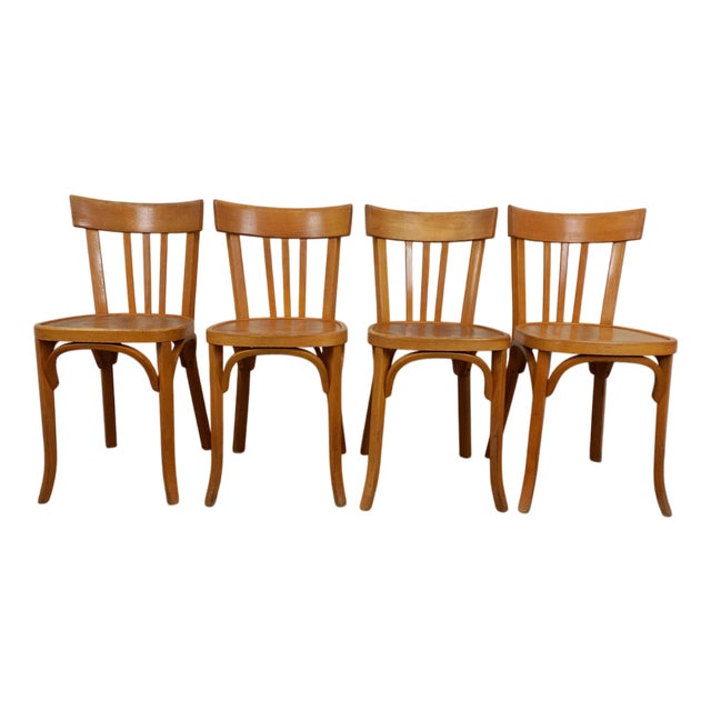 Bistro Chairs from Baumann, 1960s, Set of 4 For Sale