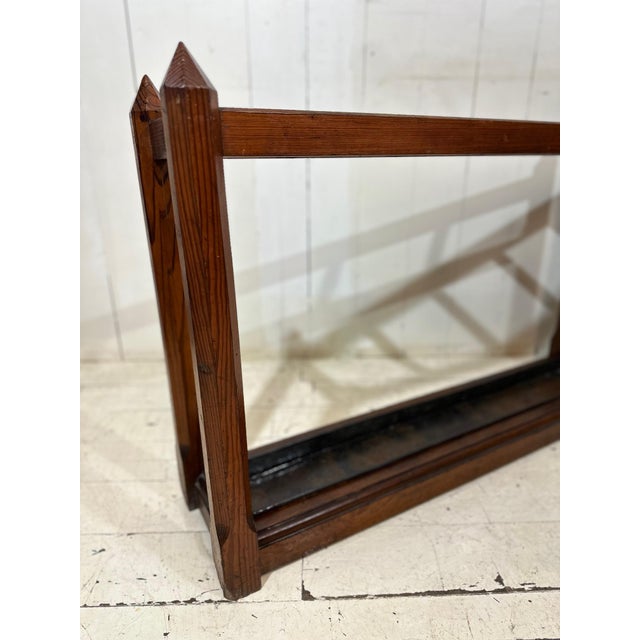 Victorian Gothic Revival Pitch Pine Umbrella Stand, 1880 For Sale - Image 13 of 16