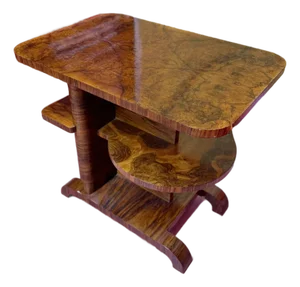 1920s Hungarian Cubist Art Deco Occassional Table