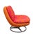 The chair is swivelable and offers ergonomic seating comfort. Base: This variant features a metal Aluminum swivel ring...